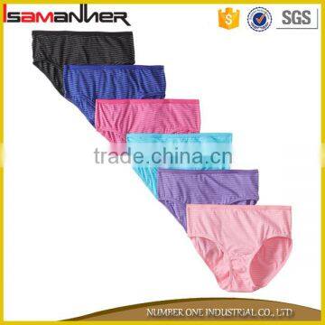 Wholesale cheap kids underwear simple design cotton panties for little girls