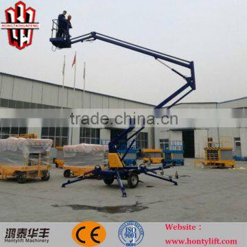 8m trailer boom lift platform for workers towable lifts for sale