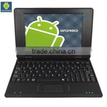 7 inch mini laptop Android 4.0 WM8850 1GB Ram for kids and students Christmas gift
