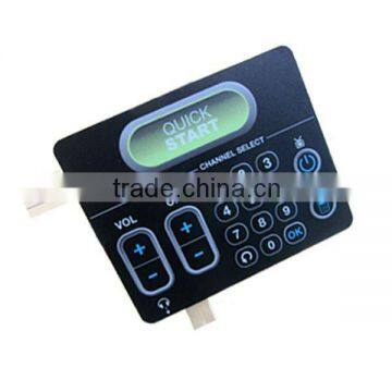Metal Snap Dome Membrane Switch for TV