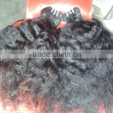 Single Drawn Machine Weft Hair