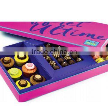 High quality cardboard box for Chocolate, cookies and cakes