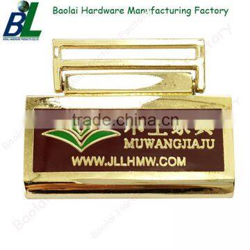 Gold enamel colored customzied Diamond Cut Golf Medal
