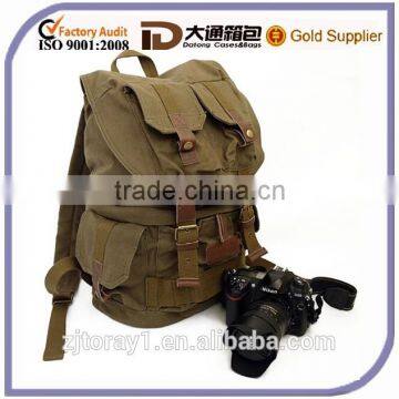 New Style Canvas Backpack Camera for Wholesale