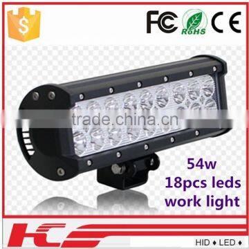 54w led off road work light led light bar