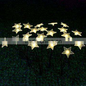 Xmas 20LED Star Solar Garden Stakes