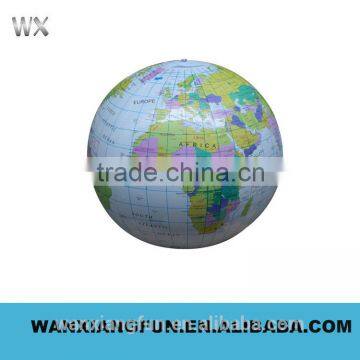 Inflatable earth beach ball