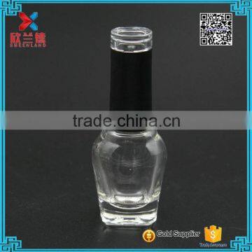 clear empty nail polish glass bottle, personal care use 15ml