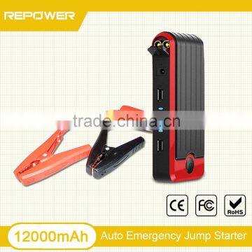 T6 12V 12000mAh Portable Mini Multi-function Jump Starter