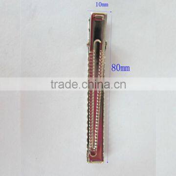 80MM Metal Duck Bill Hair Clip For Wholesale From China Factory