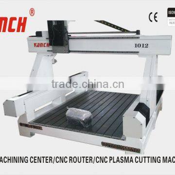 high Z axis Gantry moving cnc router /AC servo /HSD spindle /dust proof/Taiwan square rails/ Taiwan high accuracy ball screw