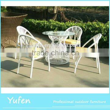 modern home furniture 4 seater glass dining table