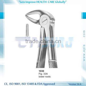 Extraction Forceps lower roots, Fig 33A, Periodontal Oral Surgery