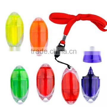 Popular Mini egg shape digital highlighter pen with string