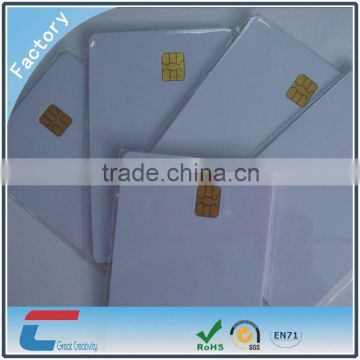 white blank plastic IC card SLE5528