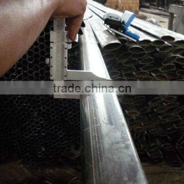 flat oval galvanized steel tubes