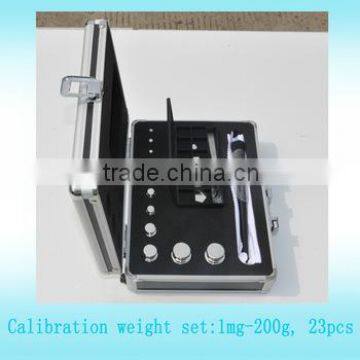standard mass M1, 1mg-2kg brass weight set, calibration weight kit in standard weight box