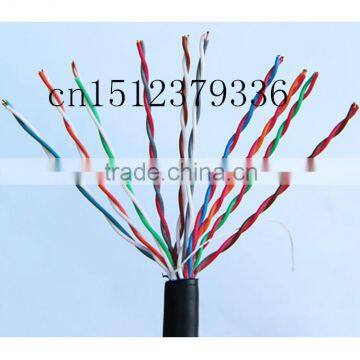 bc conductor PE insulated PE Jacket unshielded 10 pair underground telephone cable