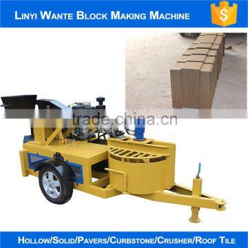 WANTE BRAND WT1-20M Moving interlock block machine for Cation Fair upsell