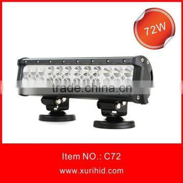 Double row 12 inch 72w Watt,Epistar Spot/flood Light Boat Ute Atv Combo New, High Quality Led Light Bars For trucks