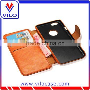 New Magnet PU Wallet Flip Leather Case Cover Pouch For IPhone 6 photo-2