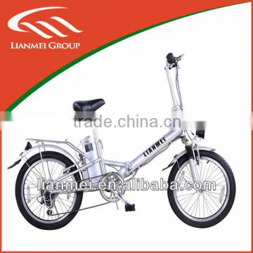 folding electric bicycle 20"lithium battery ebikes 250W electric bike with CE and EN15194