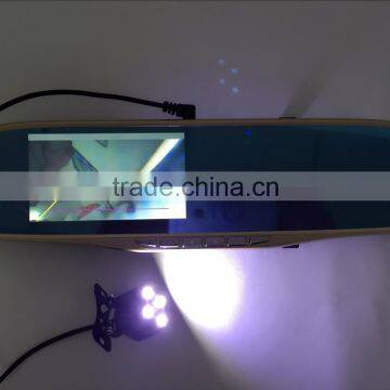 4.3 Inch HD 1080P Automobile Camera Rearview Mirror Car DVR Rearview Mirror Car Recorder,1080p hd Vehicle Black Dvr photo-2