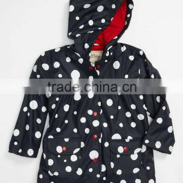 Adorable printing kids raincoat waterproof and breathable