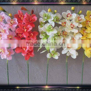 real touch artificial flowers cymbidium orchid