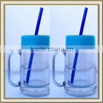 Jubilee Fiesta Mason Jar Tumbler w/Straw -600ml