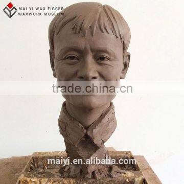 High simularity life Size clay sample work of sculpture silicone wax figure Mayun