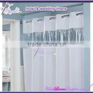 wholesale hookless bath curtains for hotels -water proof fabric (180*200cm),