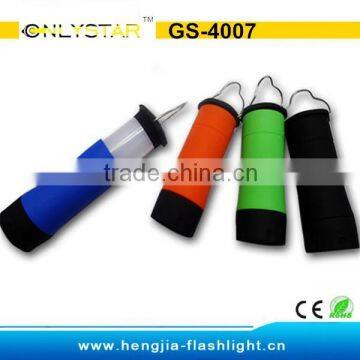 GS-4007 CE and ROHS ABS Plastic Easy Carry Emergency 1W Led Zoom Flashlight Torch