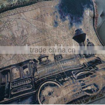 Woven Throw and Blanket, Jacquard Weaving, Yarn Dyed, Custom Design