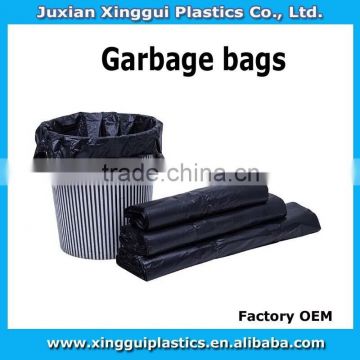 colorful cheap plain plastic can/bin/swing liner garbage bags/trash collection,bags on roll