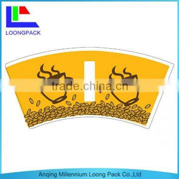 China  Supplier coffee tea paper cup fans