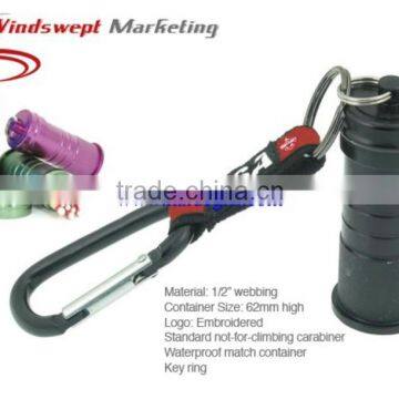 Waterproof Match Container Key ring