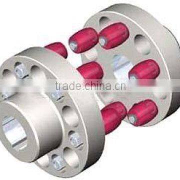 rubber-cushioned sleeve bearing coupling,pin coupling with elastic sleeves