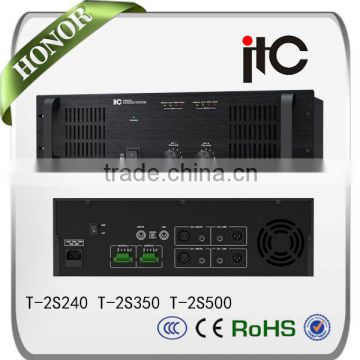 ITC T-2S240 Series 240W 350W 500W 2 Channel Mono Audio Power Amplifier