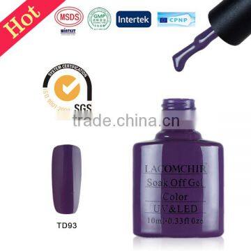 LACOMCHIR latest 10ml high quality low price gel nail polish