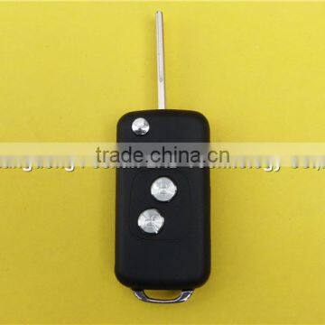 Upgrade Remote Flip 2 Button Key Shell Replacement Peugeot 407 photo-2