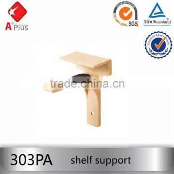 orange finished angle shelf support