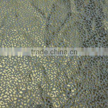 Fashion silver sequin printed fabric for sexy ladies wholesale