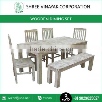 Newly Designed Wooden Dining Table Set from Trusted Manufacturer