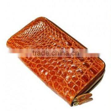 Crocodile leather wallet for women SWCRW-028