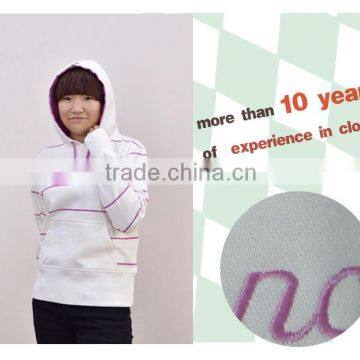 White hooded casual shirt our company wholesale cheap price in china