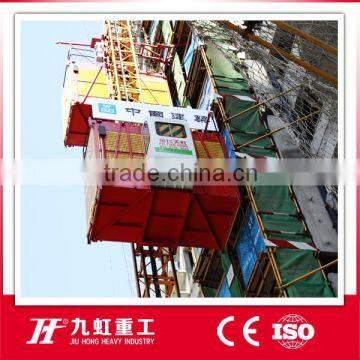 Famous brand outdoor construction elevator on sale (capacity of 2000kg)