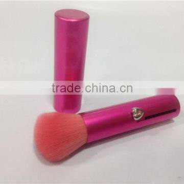 Metal Handle Make up Retractable Powder Brush