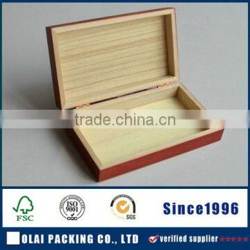 Industry Leading Red WoodenTie Cufflink Gift Boxes