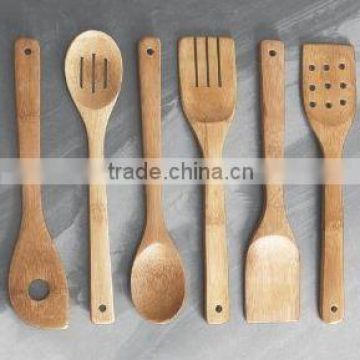 Bamboo Wooden Kitchen Utensil Set